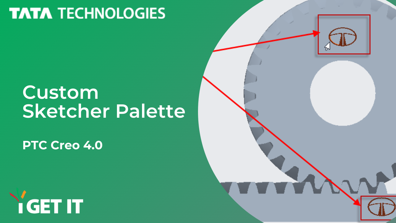 How to add custom sketches/shapes to Sketcher Palette | PTC Creo 4.0