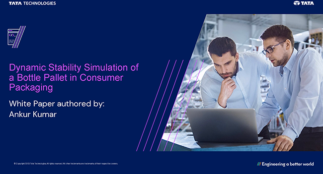 Whitepaper on the Dynamic Stability Simulation of a Bottle Pallet in Consumer Packaging